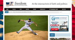 Desktop Screenshot of freedomcrossroads.com